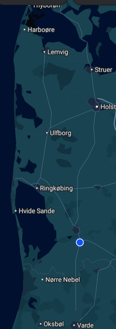 Jyske vestkyst område